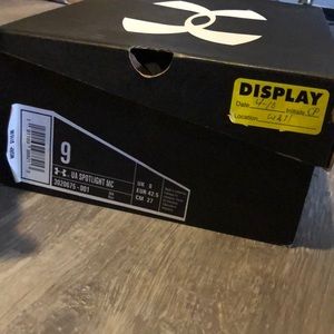 New condition under armour cleats size 9